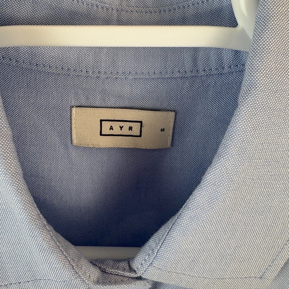 AYR Light Blue Button-Down Shirt - Picture 3 of 5